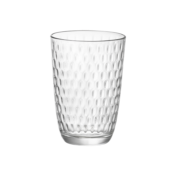 Bormioli rocco slot long drink glass set of 6 - 39cl